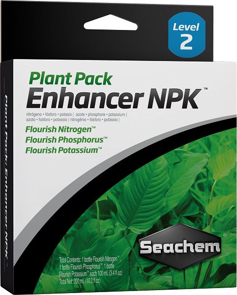 фото Комплекс добавок азота, фосфора и калия seachem plant pack: enhancer npk, 3 шт по 100 мл