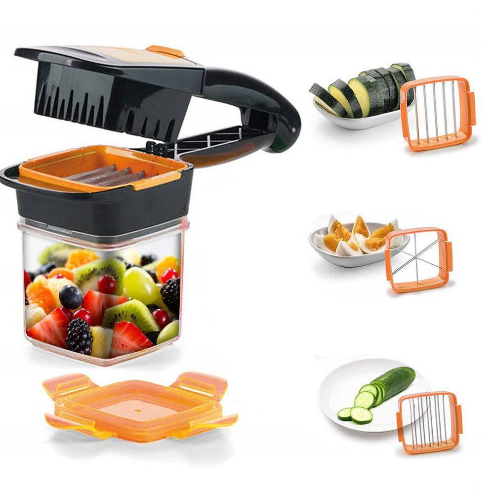 фото Овощерезка nicer dicer quick с контейнером 5 в 1/ovosher5in1 goodstore24