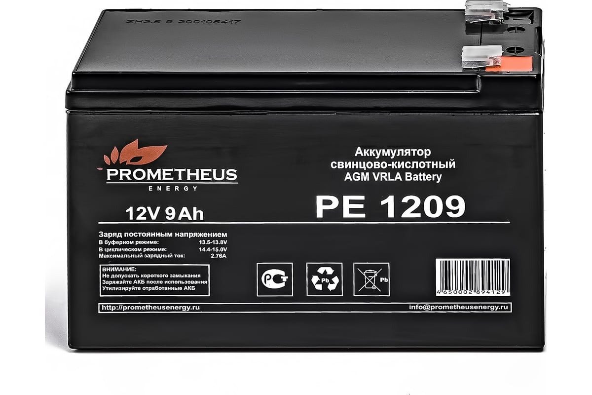 Аккумуляторная батарея для ИБП PROMETHEUS ENERGY PE 1209 12В,  9Ач