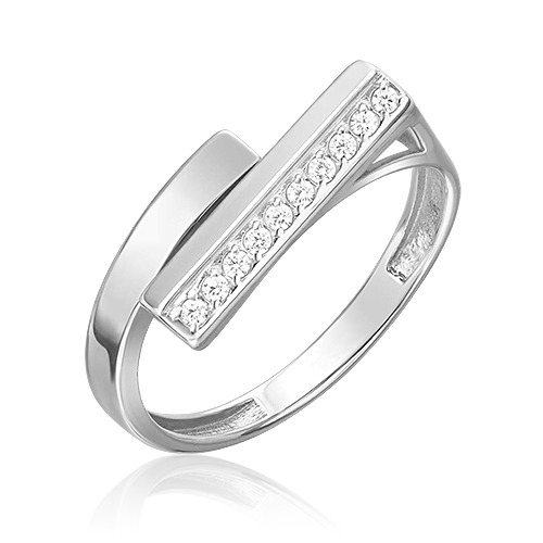 

Кольцо из золота с фианитом р. PLATINA jewelry 01-5668-00-401-1120, 01-5668-00-401-1120