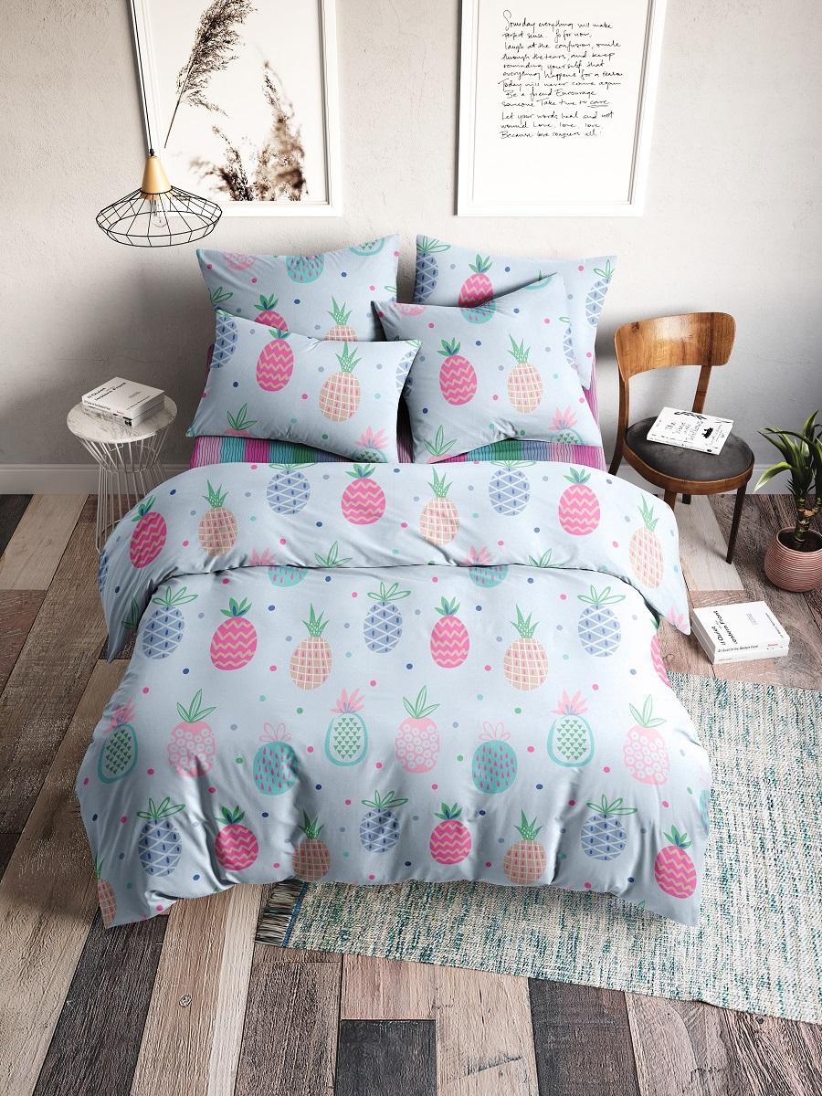 

Простыня Веселина Pineapple осн. 70679-1 Бязь . ЕВРО 220х200 эконом, ПрБЭ220200268