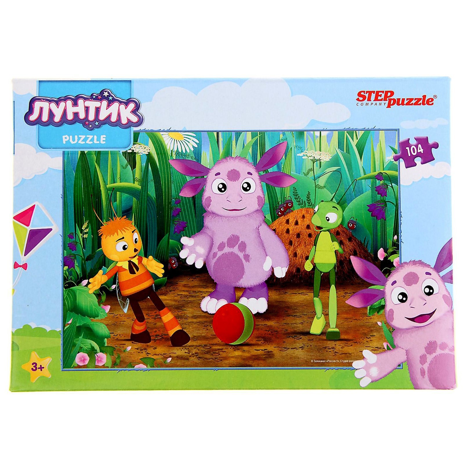 

Пазлы Step Puzzle Лунтик, 104 элемента 1040904