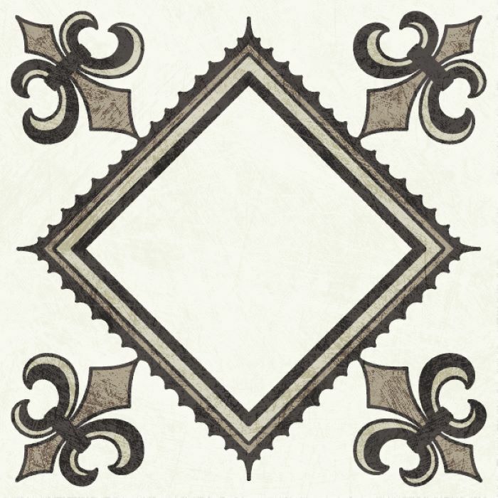 

Наклейка на кухонный фартук PAINTINGSTOCK Плитка с орнаментом "Голландия" 24 шт. 20х20 см, Серый;белый, Виниловая съемная "Голландский набор 3"