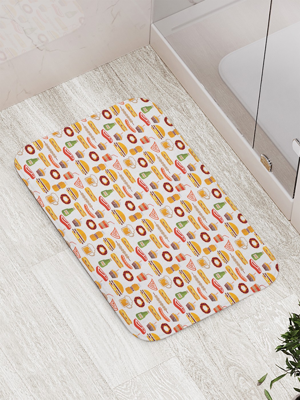 

Коврик противоскользящий для ванной, сауны, бассейна, 77х52 см bath_89301 JoyArty