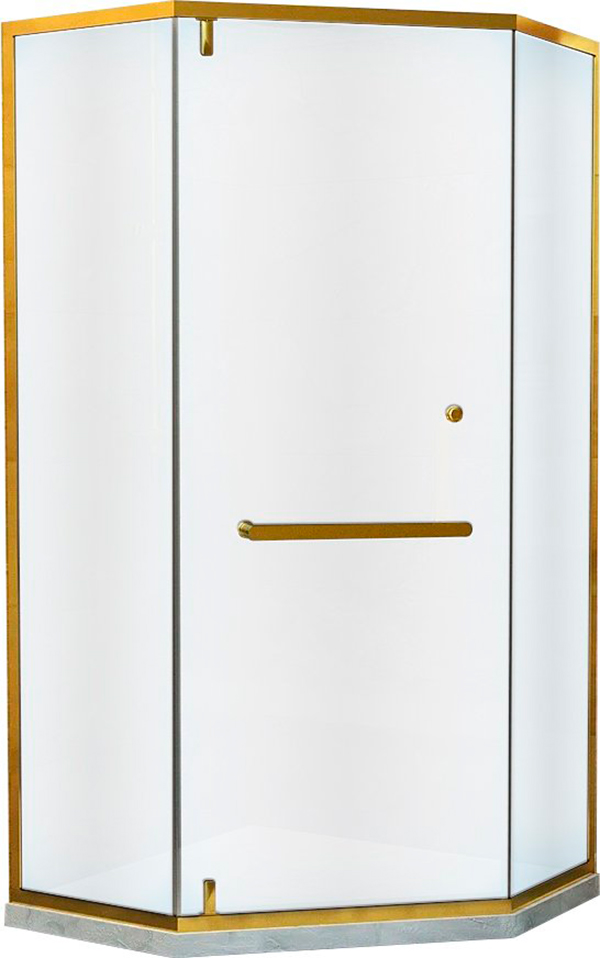 

Душевой уголок RGW Hotel HO-084-G 100x100x195 см, профиль золото, стекло матовое
