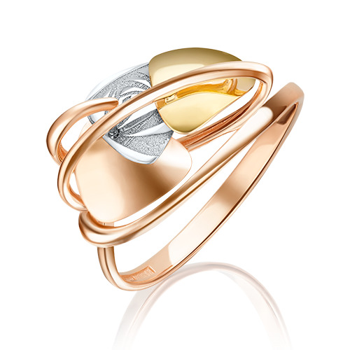 

Кольцо из золота р. PLATINA jewelry 01-5085-00-000-1140-48, 01-5085-00-000-1140-48