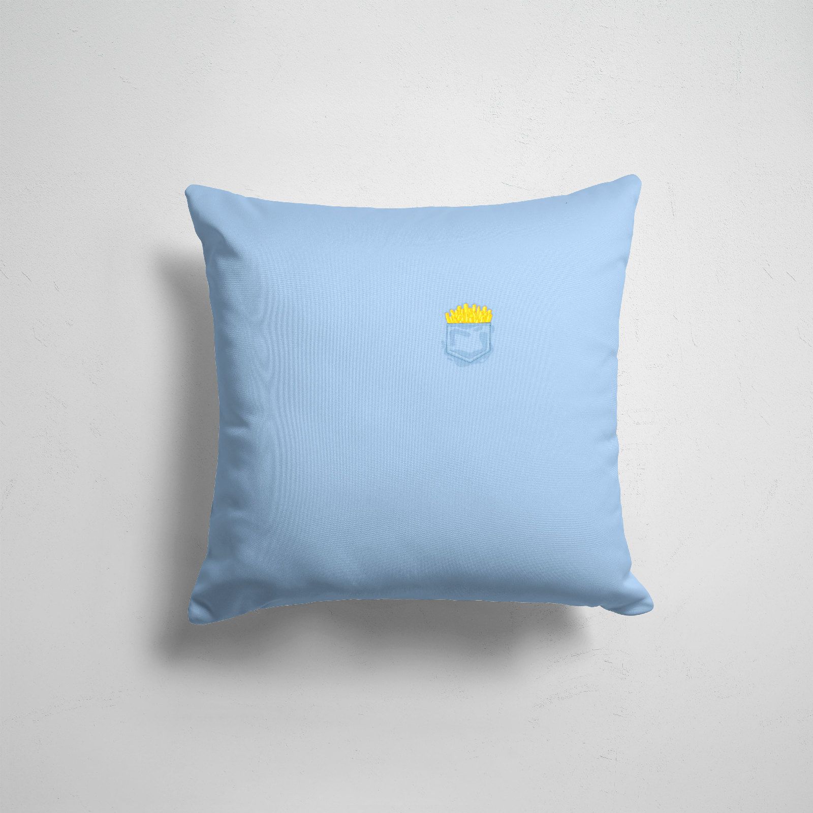 

Подушка декоративная 45х45см Еда Фри в кармане, Разноцветный