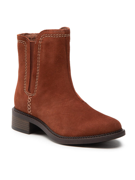 

Полусапоги Maye Zip 261680484 Clarks Коричневый 35,5 EU, Maye Zip 261680484