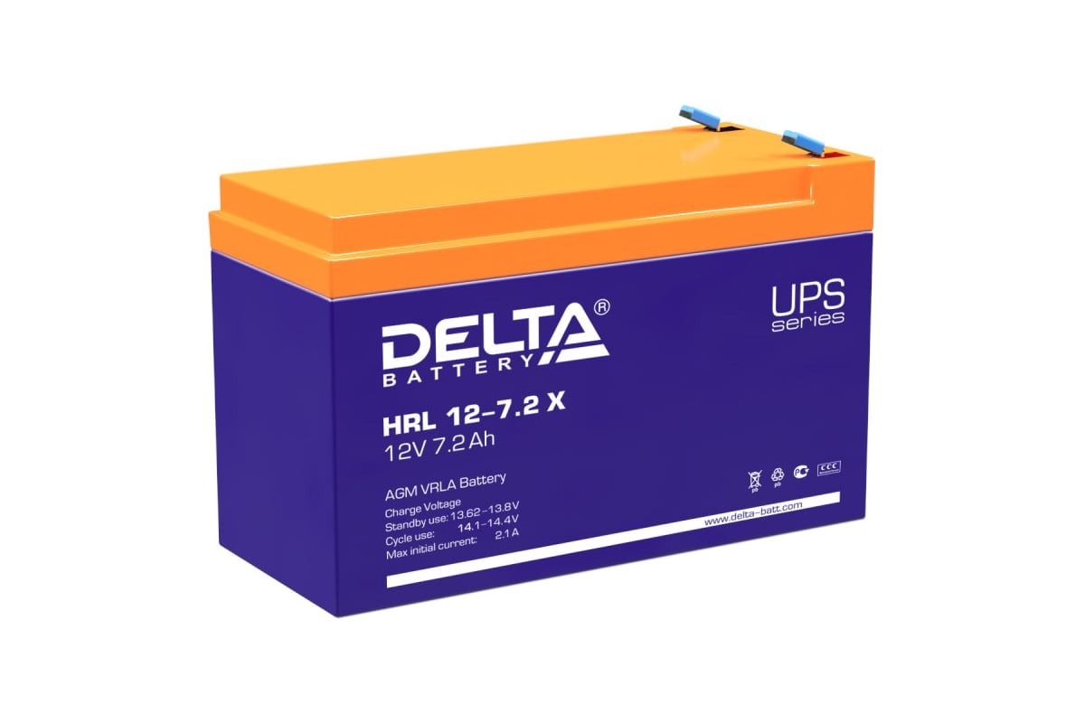 Аккумуляторная батарея для ИБП Delta HRL 12-72 X 12В 72Ач 6440₽