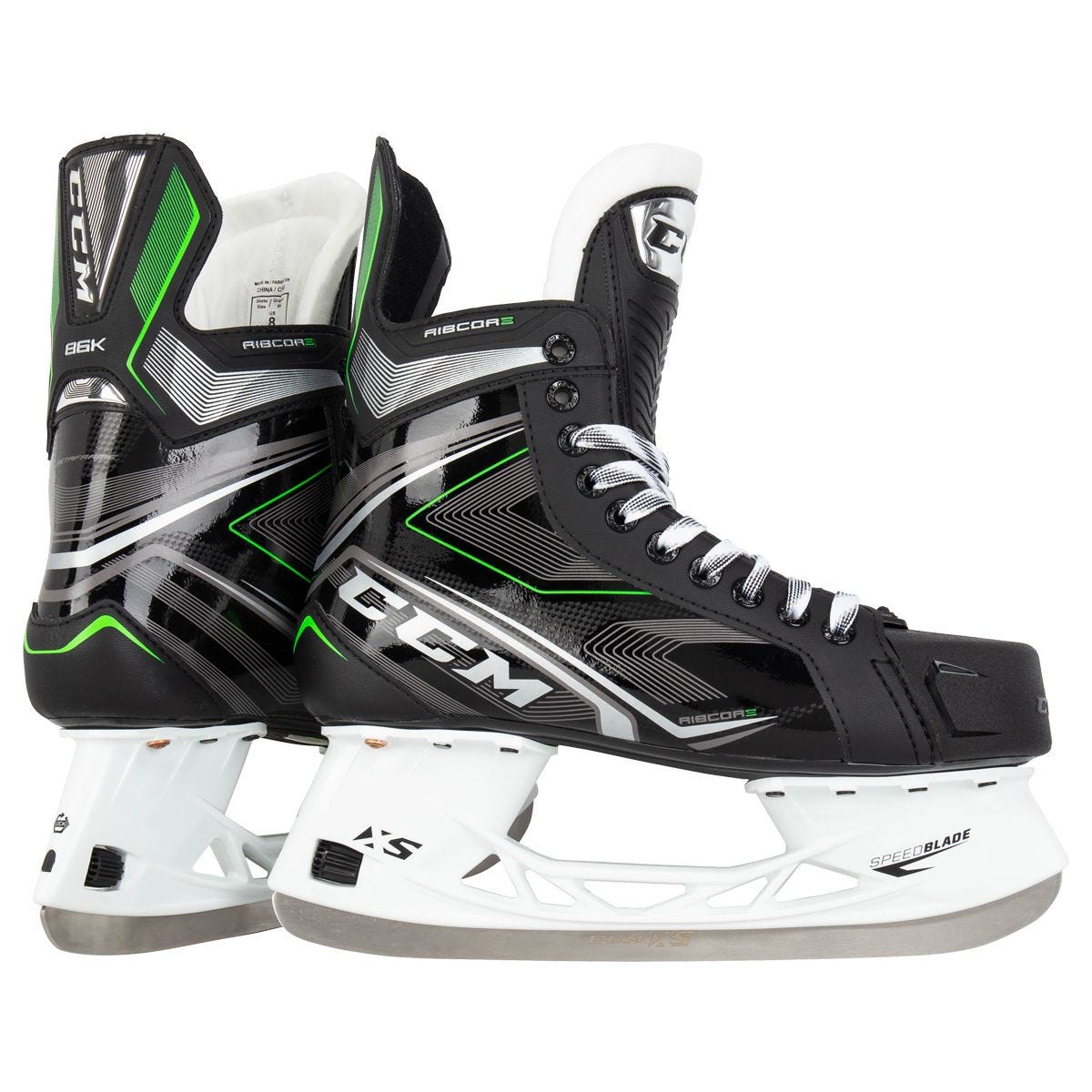 фото Коньки хоккейные ccm sk ribcor 86k black, green 42