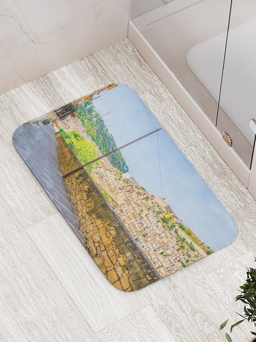 

Коврик противоскользящий для ванной, сауны, бассейна, 77х52 см bath_89147 JoyArty
