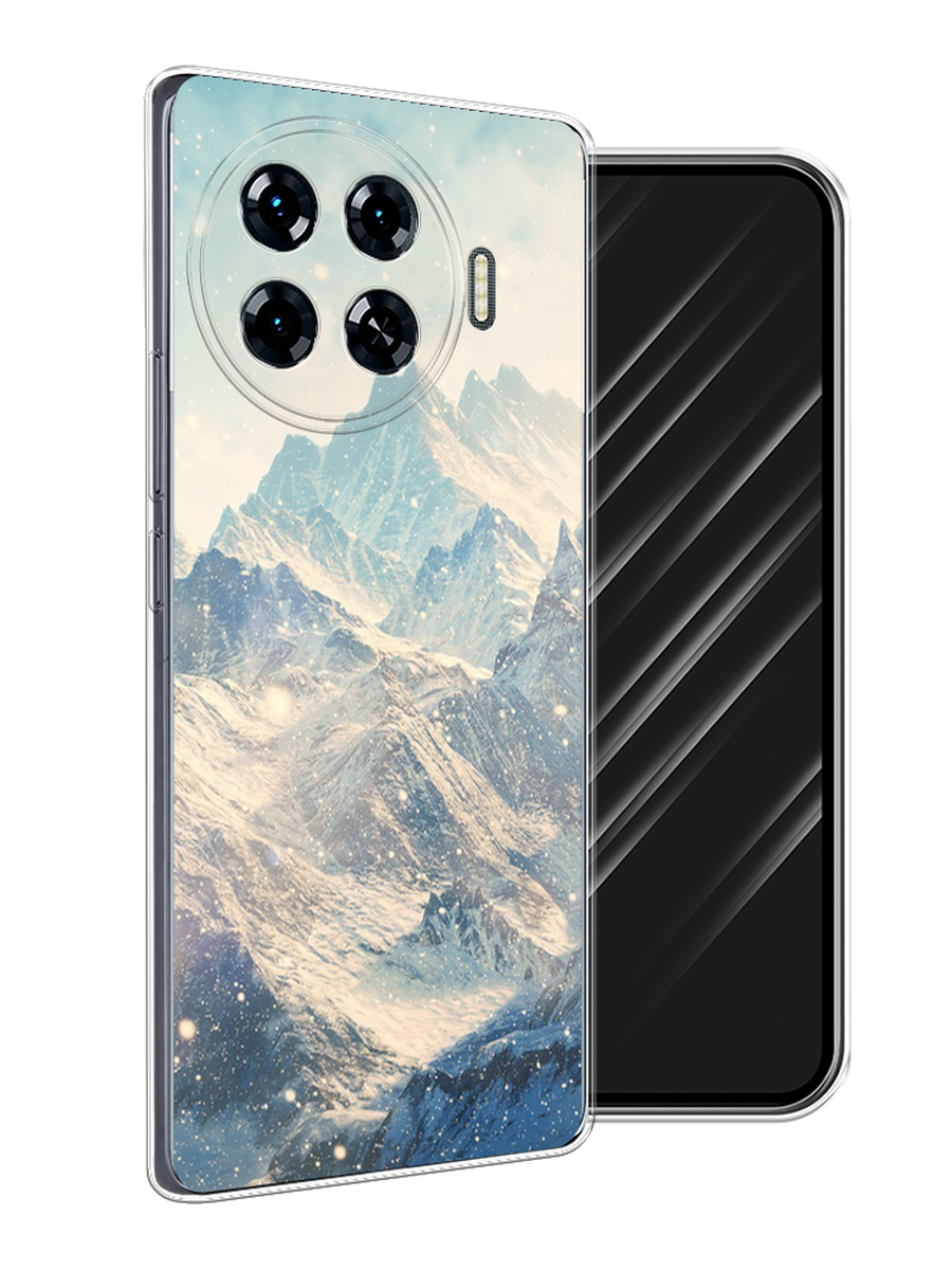 

Чехол Awog на Tecno Spark 20 Pro Plus "Горы 4", Бирюзовый, 305050-1