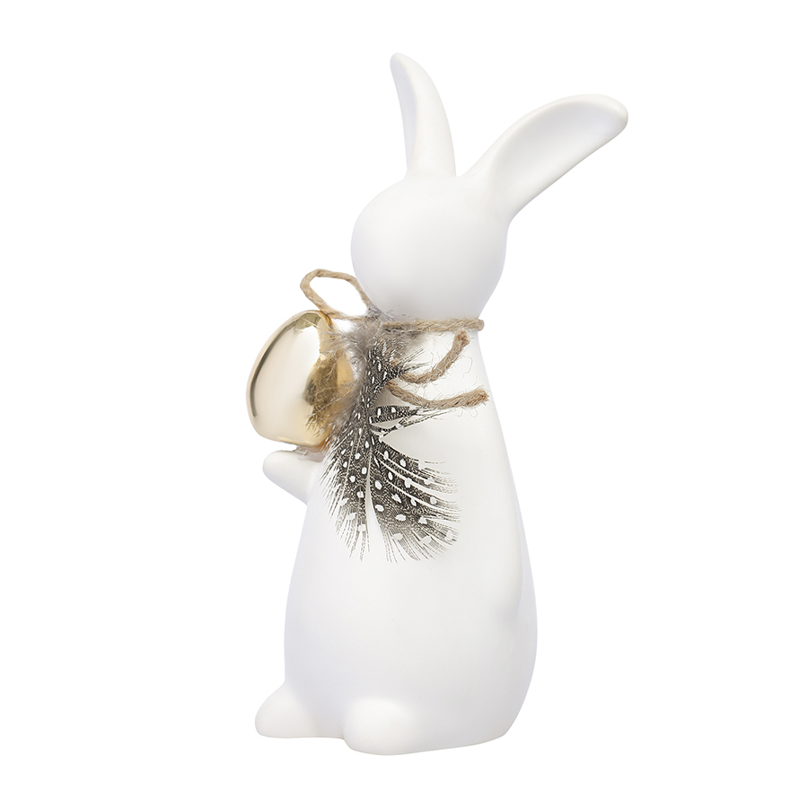 Декор из фарфора Easter Bunny пасхальный кролик Essential 7,7х6,9x17 см Tkano