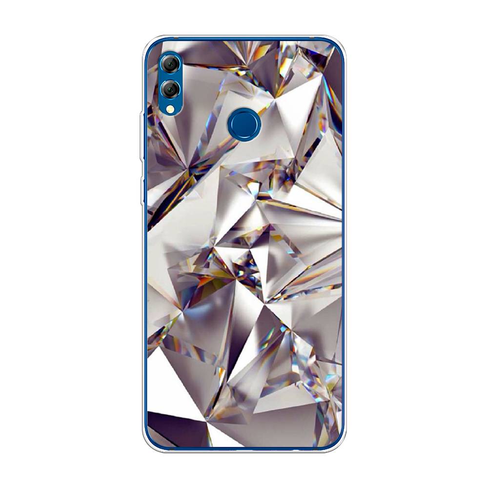 

Чехол Awog на Honor 8X Max "Бриллианты", Серебристый;бежевый, 66550-7