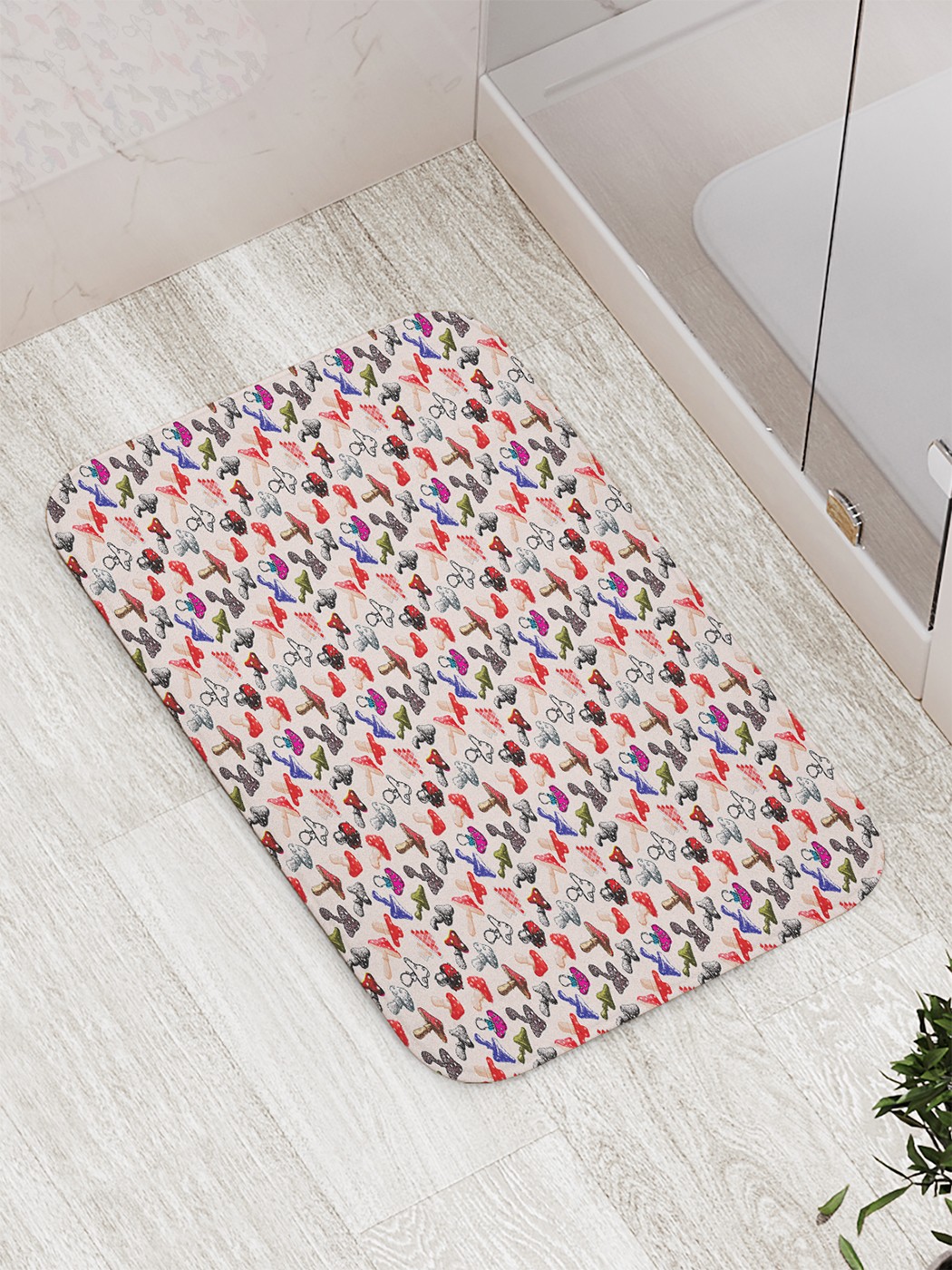 

Коврик противоскользящий для ванной, сауны, бассейна, 77х52 см bath_89041 JoyArty