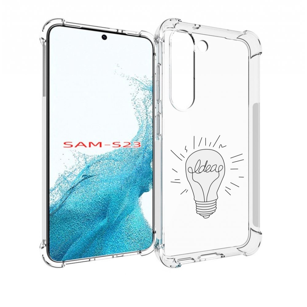 Чехол MyPads лампочка-с-идеей для Samsung Galaxy S23