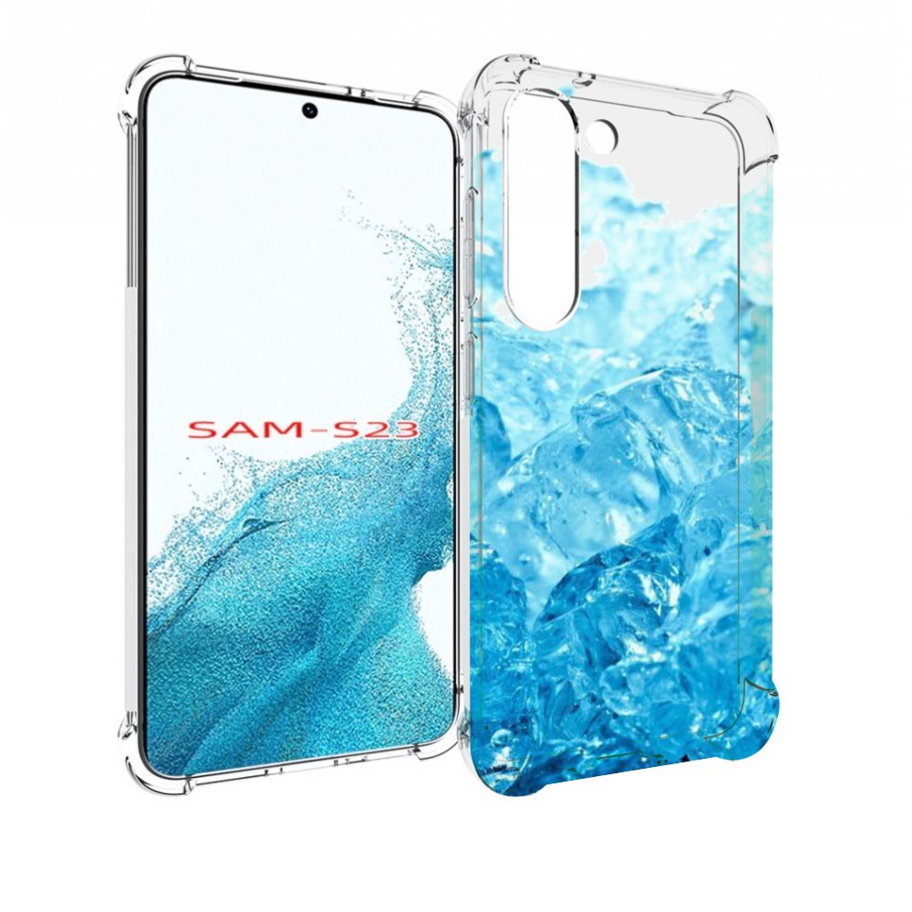 

Чехол MyPads кусочки-льда для Samsung Galaxy S23, Прозрачный, Tocco