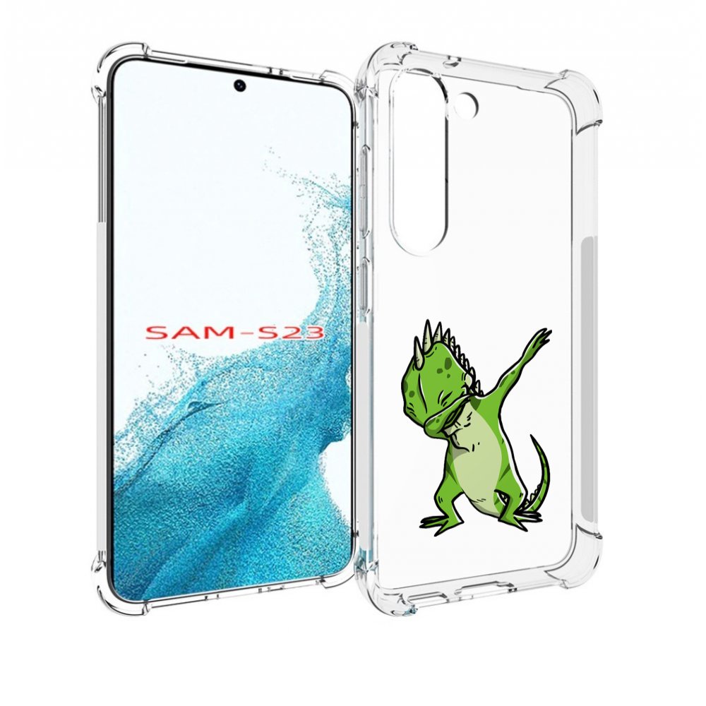 

Чехол MyPads крутая-ящерица для Samsung Galaxy S23, Прозрачный, Tocco
