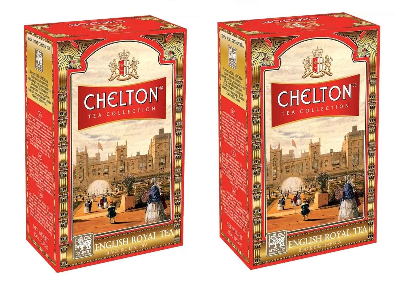 

Чай черный Chelton Английский Королевский ОР, 100 г, 2 упаковки