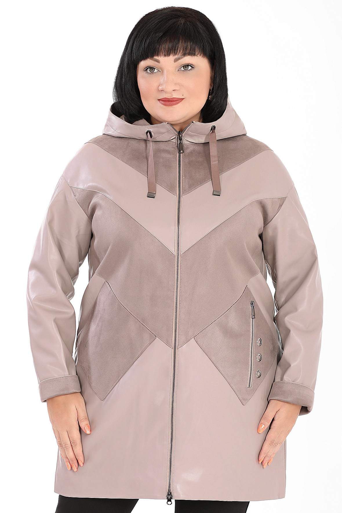 

Куртка женская AlmondShop 026 2022.1.С2 бежевая 52 RU, 026 2022.1.С2