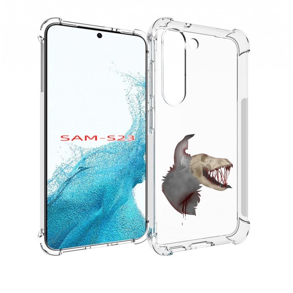 

Чехол MyPads кровавый-череп для Samsung Galaxy S23, Прозрачный, Tocco