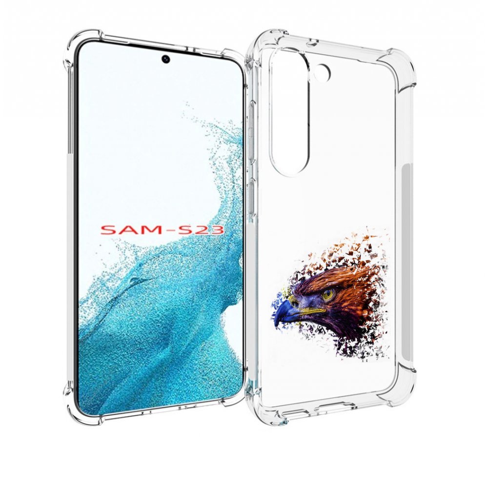 

Чехол MyPads красочный орел для Samsung Galaxy S23, Прозрачный, Tocco