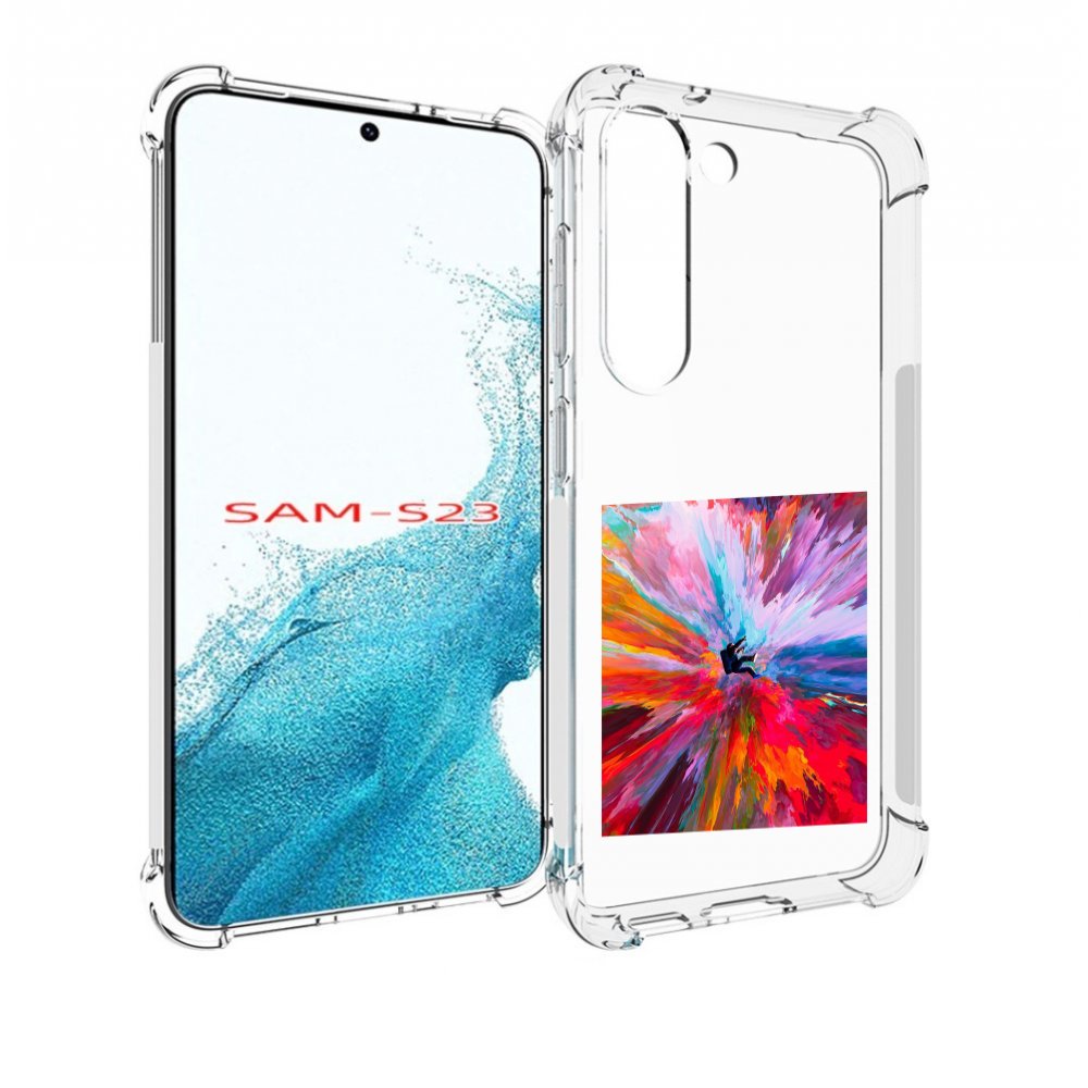 

Чехол MyPads красочный астранавт для Samsung Galaxy S23, Прозрачный, Tocco