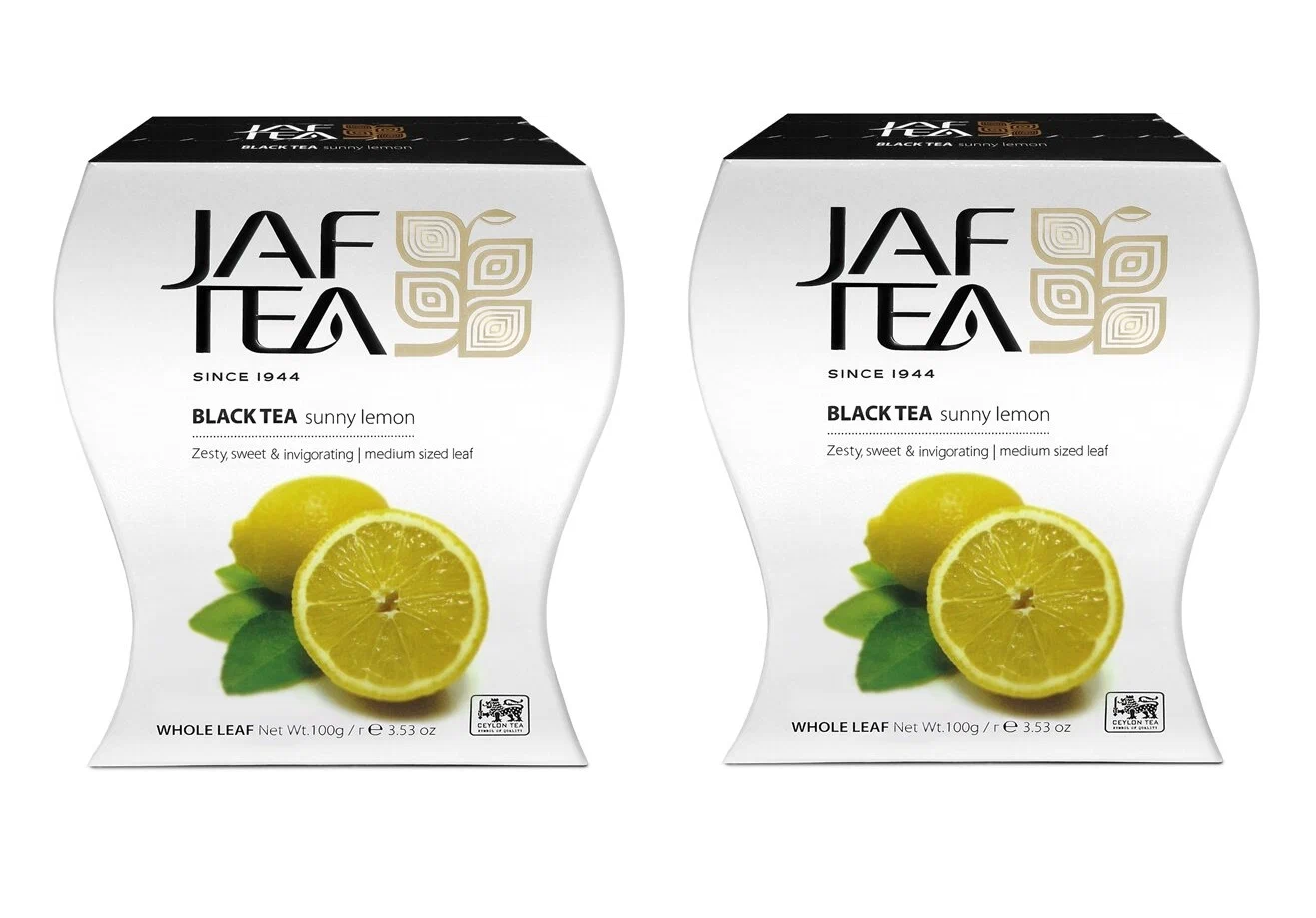 Чай черный Jaf Tea Sunny Lemon, 100 г, 2 упаковки