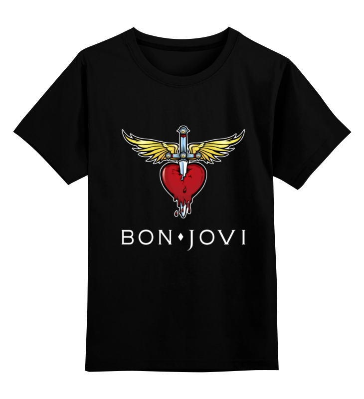 

Детская футболка Printio Bon jovi цв.черный р.104, 0000000747919