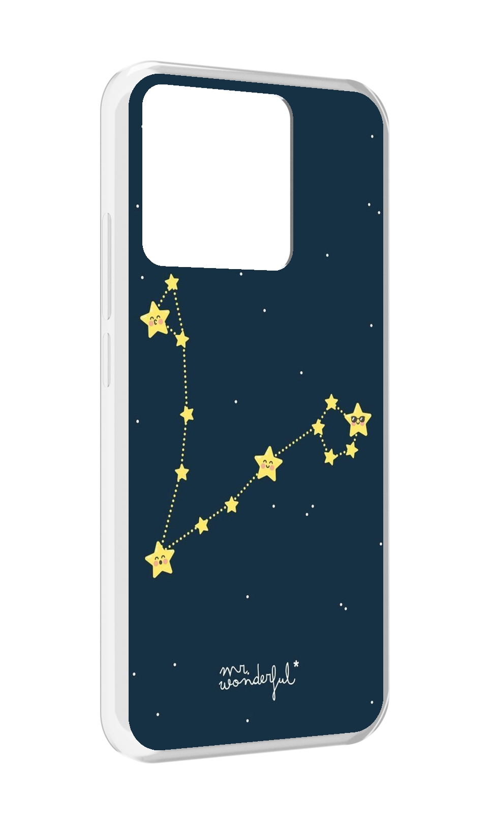 

Чехол MyPads Tocco для Xiaomi Redmi 10A знак зодиака рыбы 1, Прозрачный, Tocco
