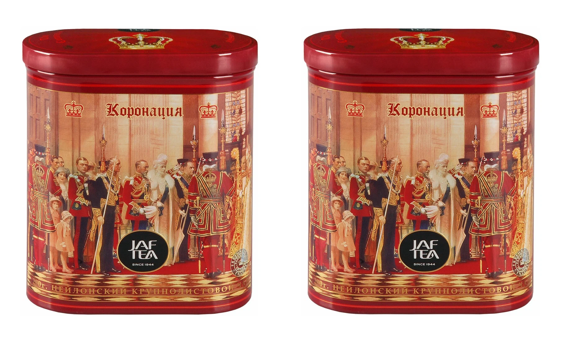 Чай черный Jaf Tea, листовой , коронация , ора , 200 г, 2 упаковки