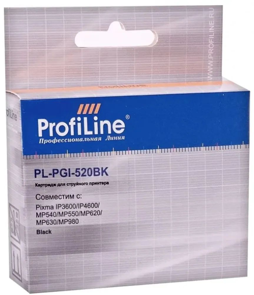 

Картридж для струйного принтера Profiline (PL-PGI-520BK) черный, совместимый, CG-BCI-21/24C