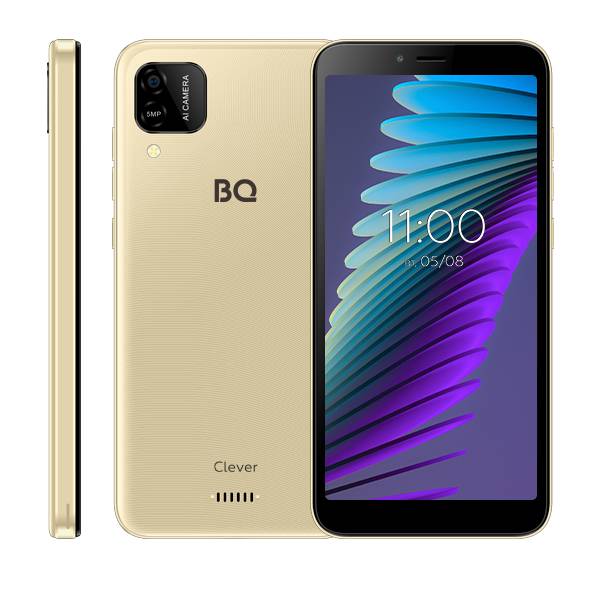 фото Смартфон bq 5765l clever gold. unisoc ums312