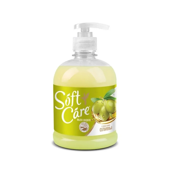 Мыло жидкое Soft Care с оливковым маслом  500 г/Фабрика Ромакс