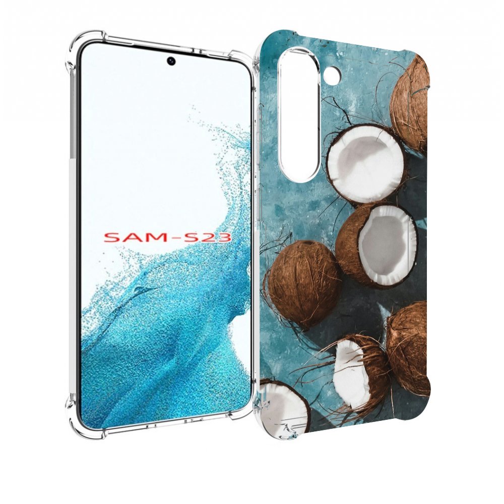 

Чехол MyPads красивые-кокосы для Samsung Galaxy S23, Прозрачный, Tocco