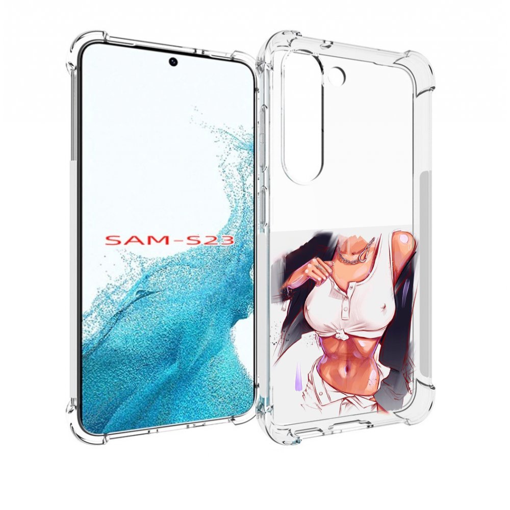 

Чехол MyPads красивая-стройная-модель для Samsung Galaxy S23, Прозрачный, Tocco