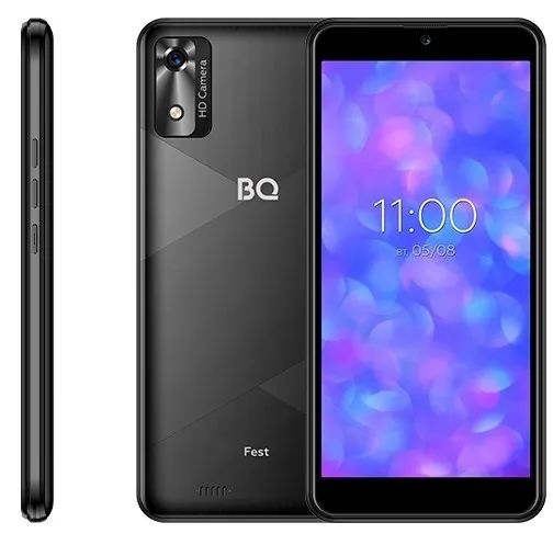 

Смартфон BQ 5565L Fest Black, 5.4", IPS, 1440x720 HD+, 2+2Mp, 2/16Gb, 2200mAh