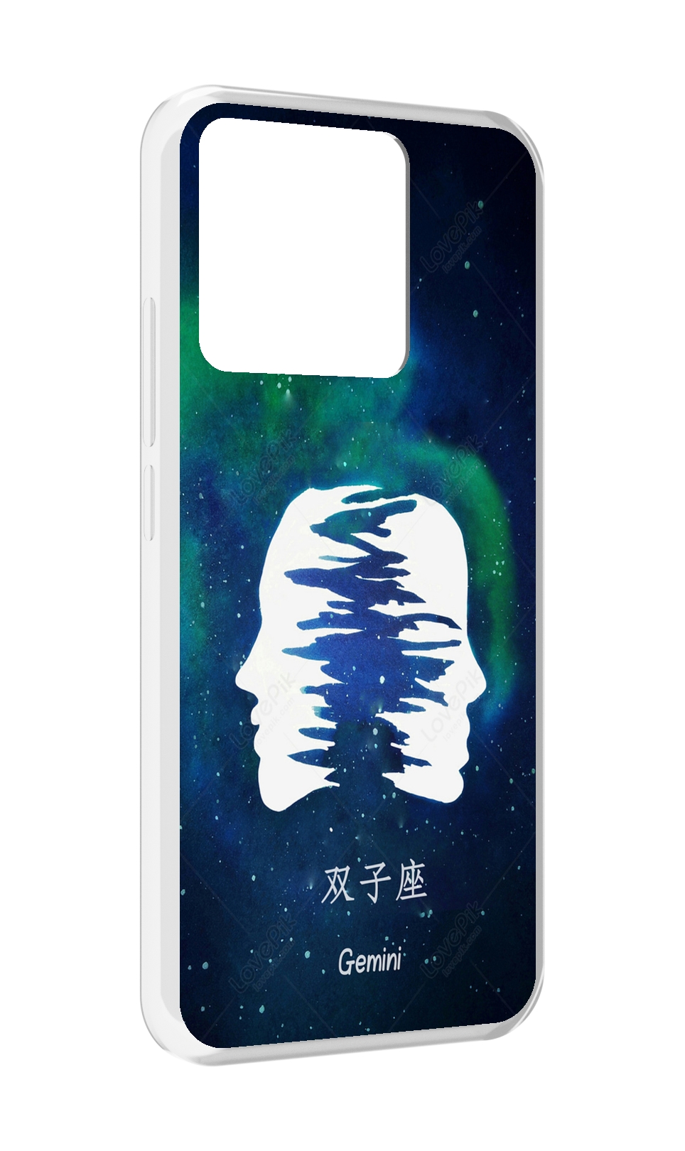 

Чехол MyPads Tocco для Xiaomi Redmi 10A знак зодиака близнецы 6, Прозрачный, Tocco