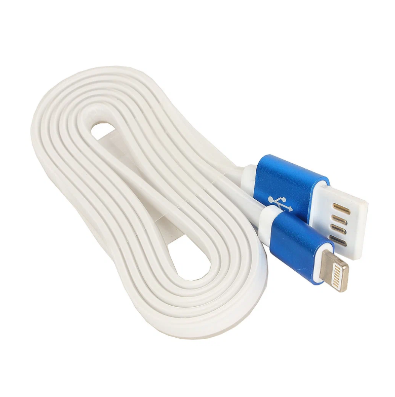 Кабель Gembird Cablexpert CC-ApUSBb USB 2.0 AM/Lightning 8P, 1 м, белый/синий