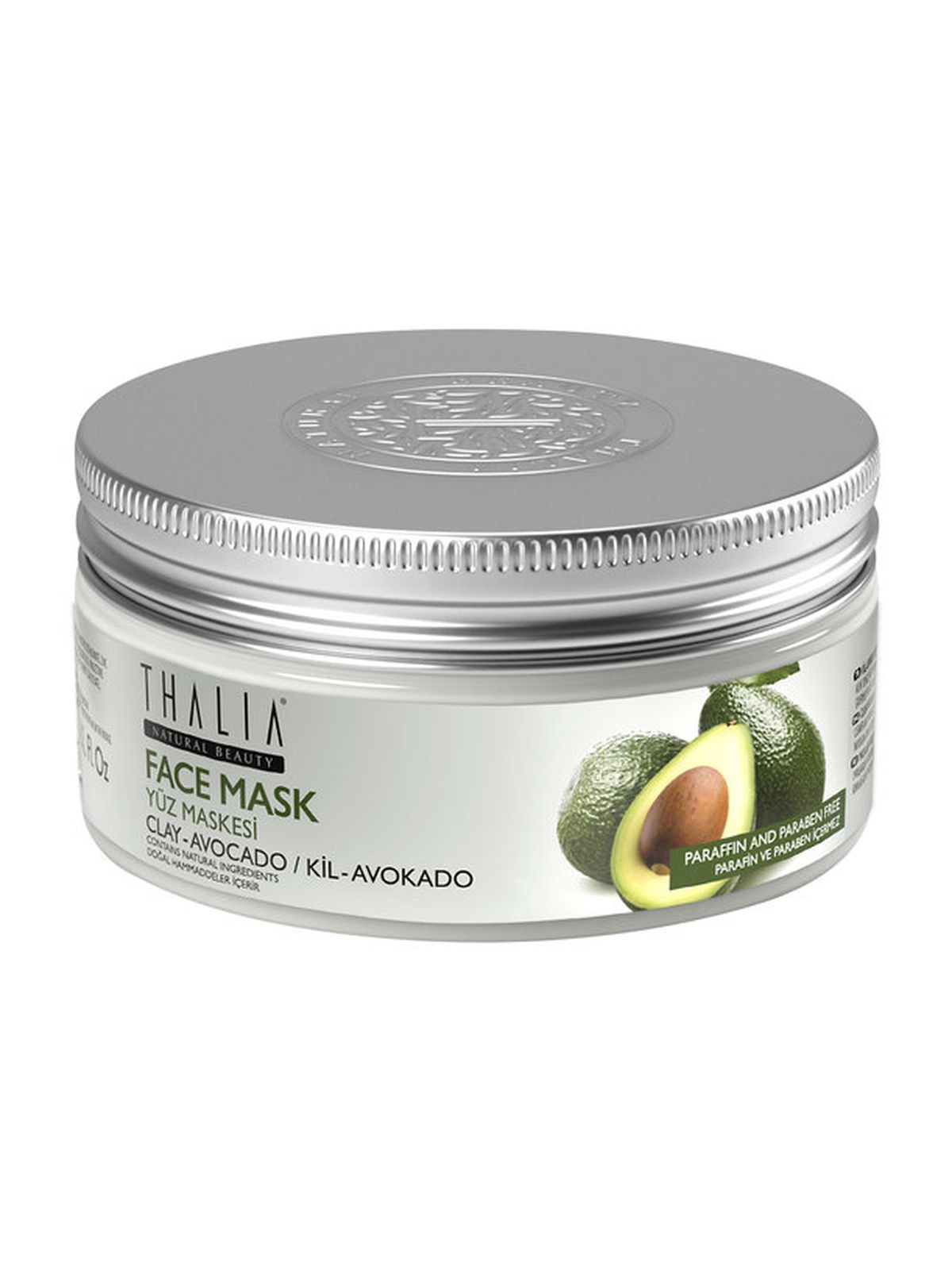 Увлажняющая глиняная маска для лица Thalia Natural Beauty Clay-Avocado Face Mask