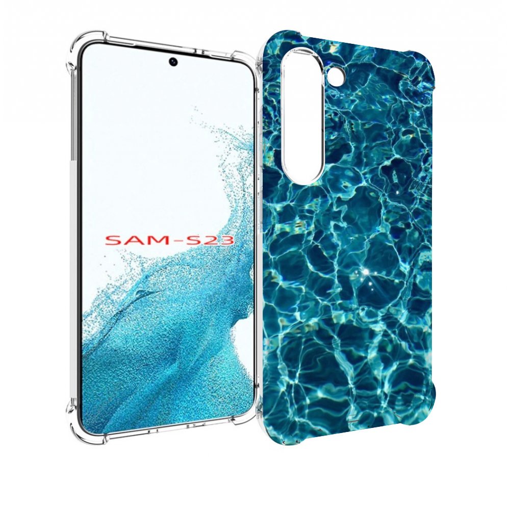 

Чехол MyPads красивая голубая вода для Samsung Galaxy S23, Прозрачный, Tocco