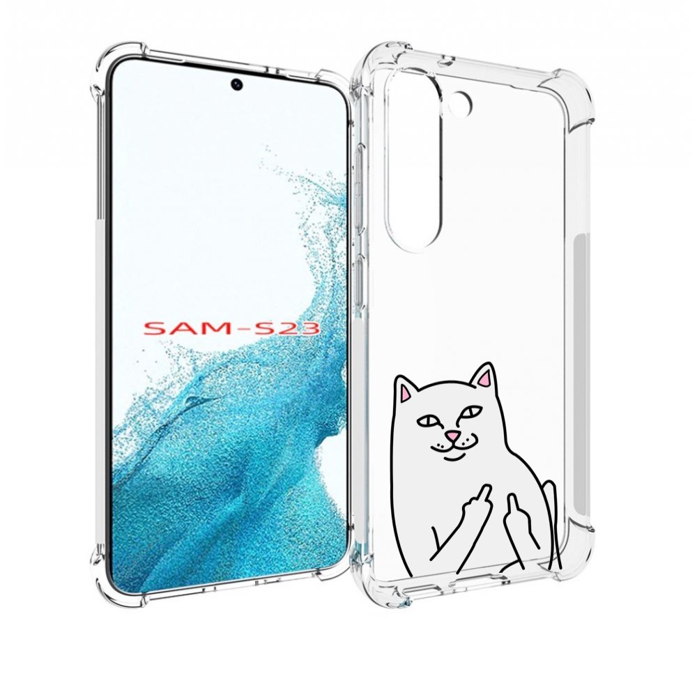 

Чехол MyPads котяра для Samsung Galaxy S23, Прозрачный, Tocco
