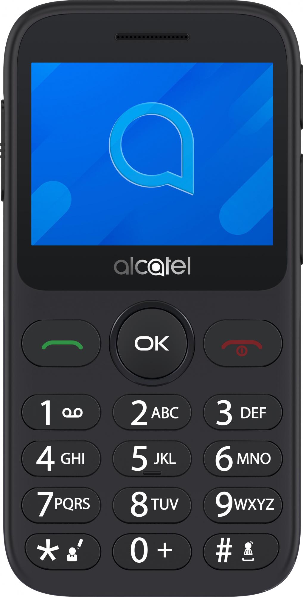 фото Мобильный телефон alcatel 2020x серый моноблок 1sim 2.4" 240x320 thread-x 2mpix gsm900/180