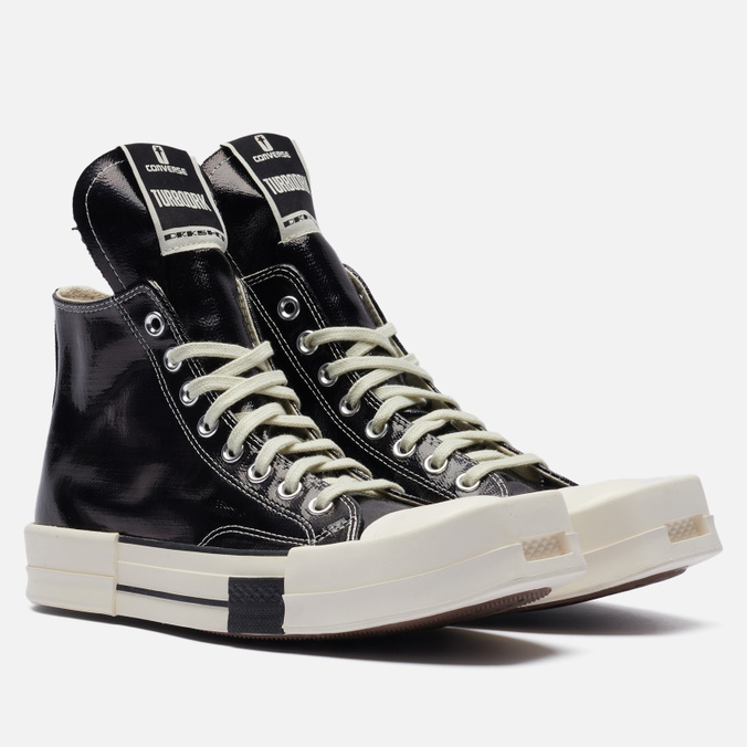 

Кеды Converse x Rick Owens DRKSHDW TURBODRK Chuck 70 High чёрный, размер 39 EU, x Rick Owens DRKSHDW TURBODRK Chuck 70 High