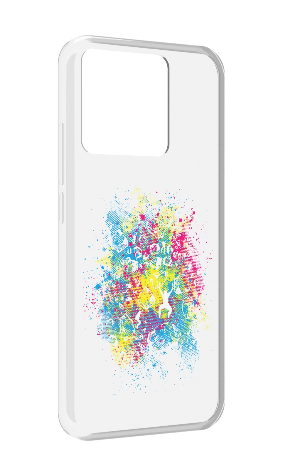 

Чехол MyPads Tocco для Xiaomi Redmi 10A акварель абстракция, Прозрачный, Tocco