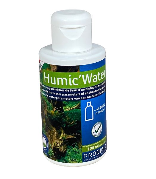 Добавка Prodibio Humic'Water для воссоздания параметров воды амазонского биотопа, 100 мл
