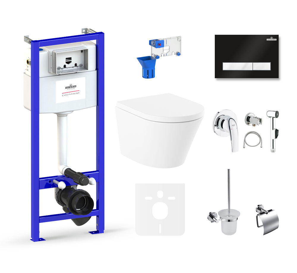 

Комплект 10 в 1 Lavinia Boho Biore Compacto Rimless 75110623, премиум, пластиковая клавиша