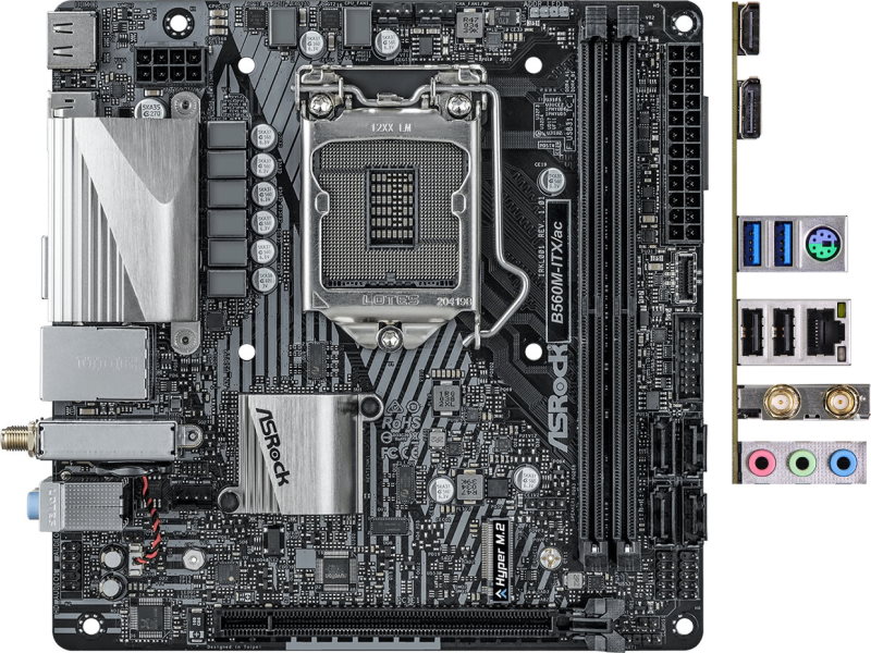 фото Материнская плата asrock b560m-itx/ac