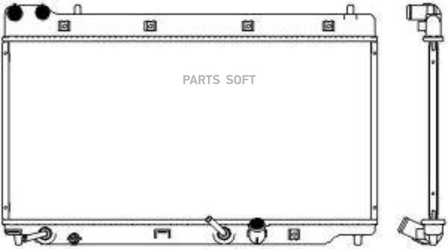 

Радиатор Honda Jazz 1.4 А/T 05- Sakura 32111029