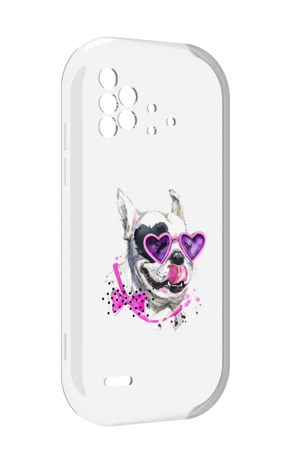 

Чехол MyPads акварельный пёс для UMIDIGI Bison X10 / X10 Pro, Прозрачный, Tocco